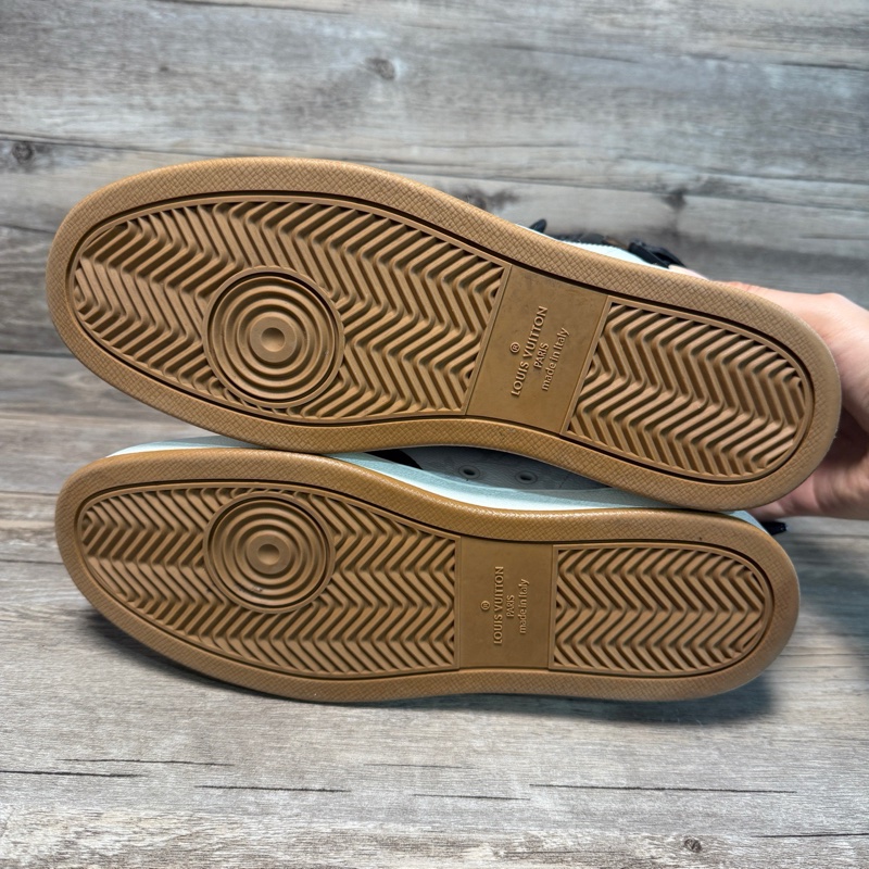 Louis Vuitton路易威登 rivoli系列 老花 黑白 高幫 41碼-9