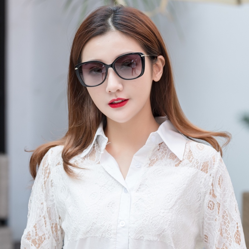 LONGCHAMP 太陽眼鏡(黑色)-5