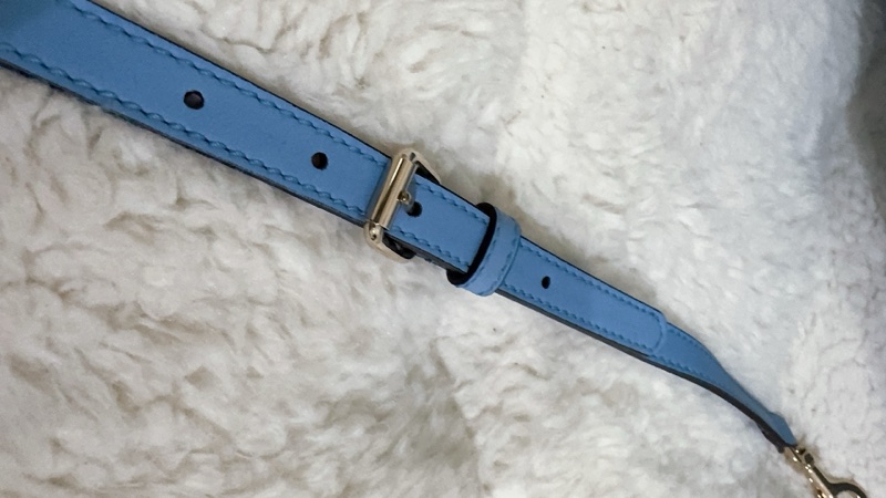 全新Gucci寶寶藍手提肩背包(全真皮)-36