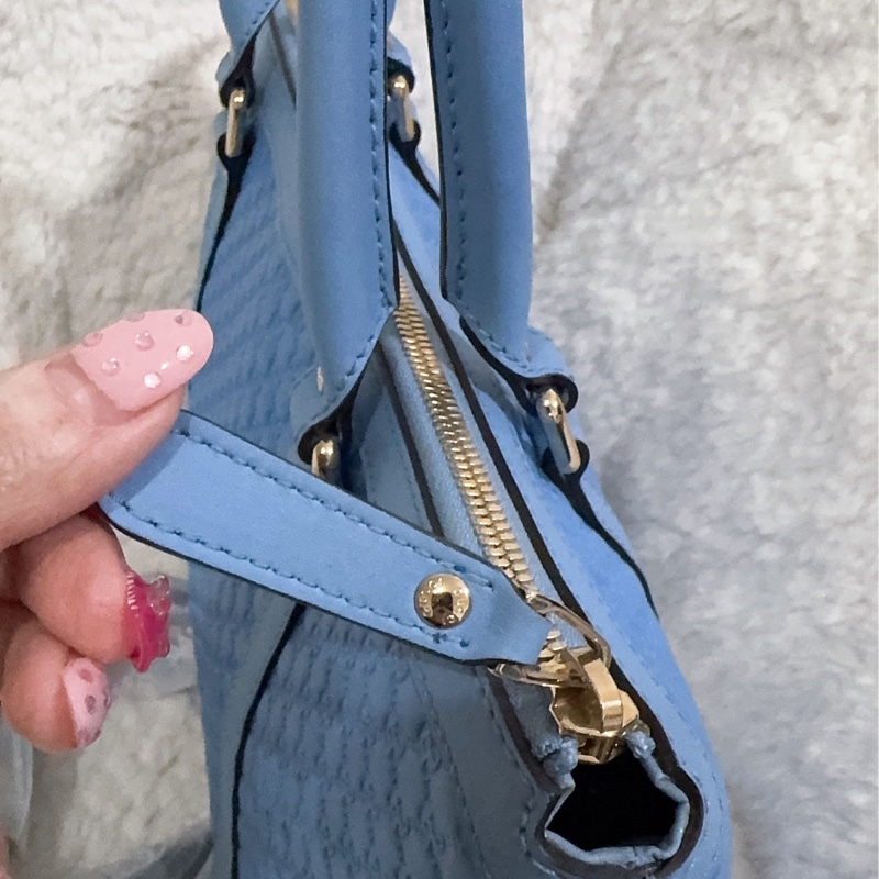 全新Gucci寶寶藍手提肩背包(全真皮)-51