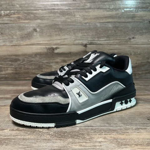 Louis Vuitton路易威登 trainer 黑白 黑色 反轉熊貓 42碼