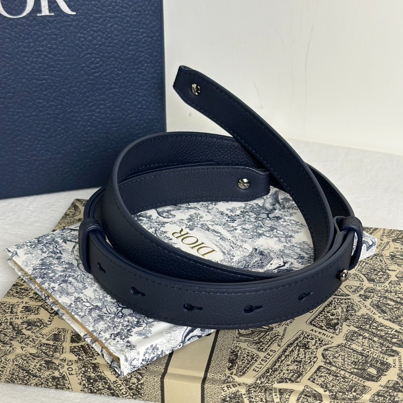 DIOR Saddle郵差馬鞍包 - mini深藍-8