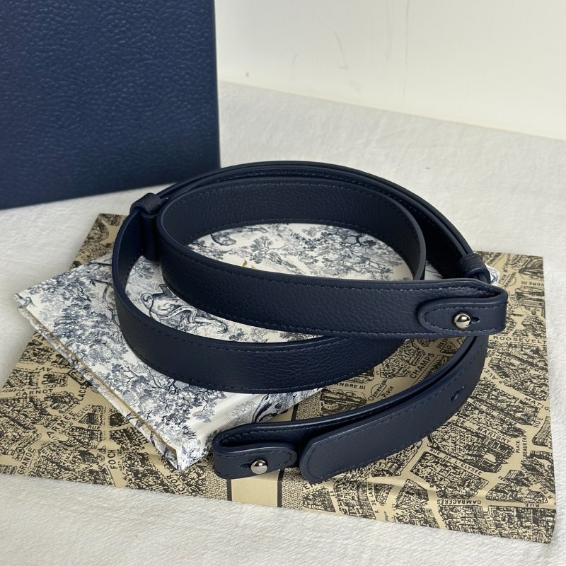 DIOR Saddle郵差馬鞍包 - mini深藍-9