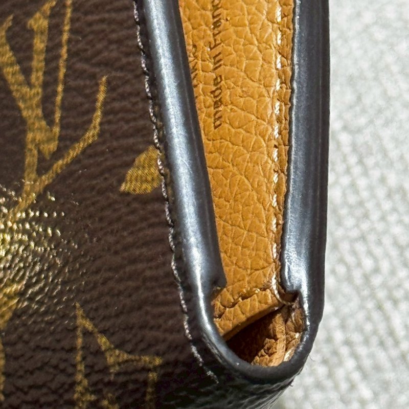 Louis Vuitton 三折金釦短夾-5