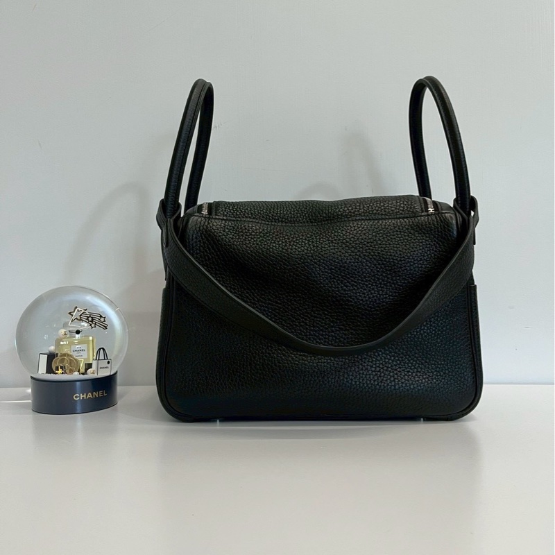 Hermes Lindy26 黑銀-1