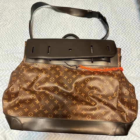 ꧁ Louis Vuitton M44473 🤎 Steamer PM 手提/肩帶斜背包🤎 經典老花✧19ss by Virgil ꧂
