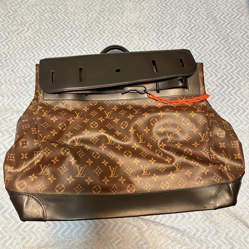 ꧁ Louis Vuitton M44473 🤎 Steamer PM 手提/肩帶斜背包🤎 經典老花✧19ss by Virgil ꧂-6