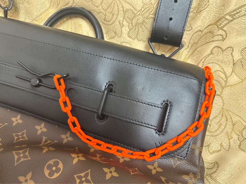 ꧁ Louis Vuitton M44473 🤎 Steamer PM 手提/肩帶斜背包🤎 經典老花✧19ss by Virgil ꧂-10