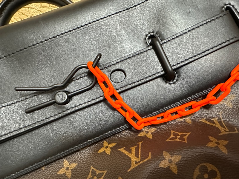 ꧁ Louis Vuitton M44473 🤎 Steamer PM 手提/肩帶斜背包🤎 經典老花✧19ss by Virgil ꧂-11