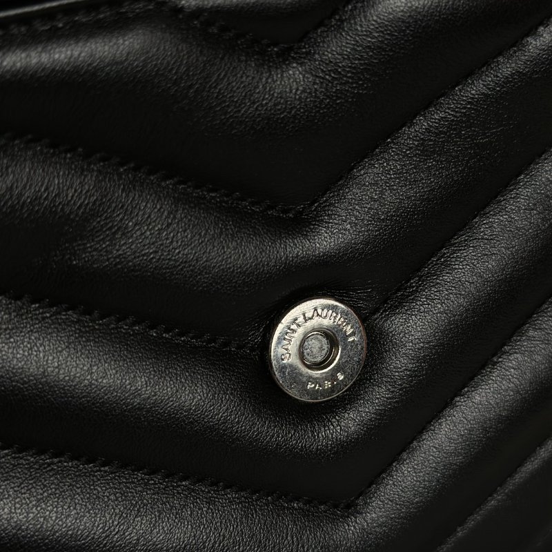 YSL Loulou方胖子 - 小號黑銀-7