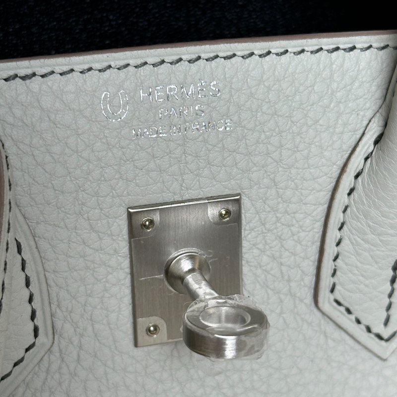 HERMES Birkin 25 - 珍珠灰拚黑-6