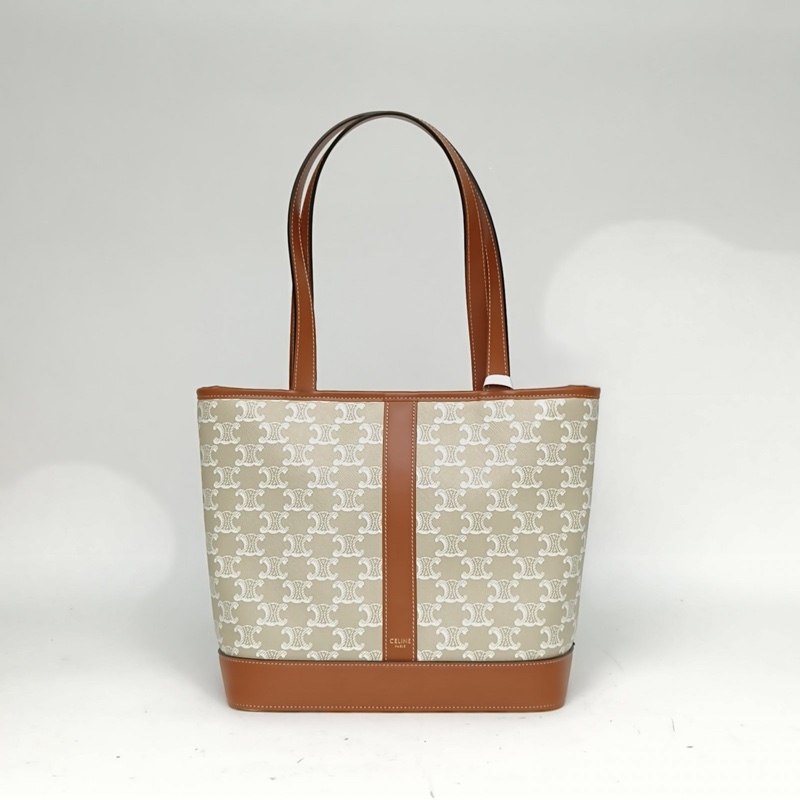 CELINE 拼色PVCceline手提托特包-0