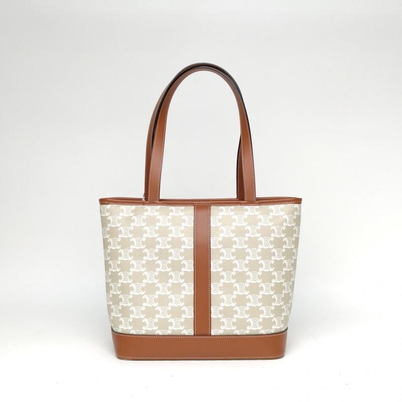 CELINE 拼色PVCceline手提托特包-2