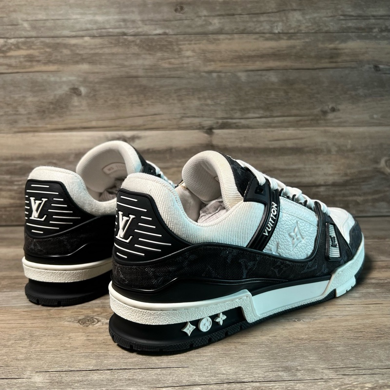 Louis Vuitton路易威登 trainer黑白牛仔 熊貓  42.5碼-2