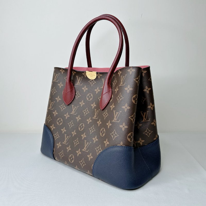 LV Flandrin老花拼色手提包-2