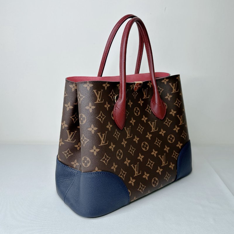 LV Flandrin老花拼色手提包-3
