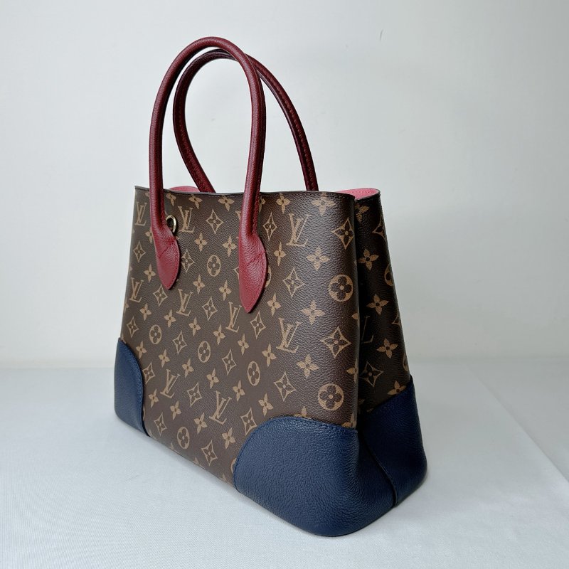 LV Flandrin老花拼色手提包-4