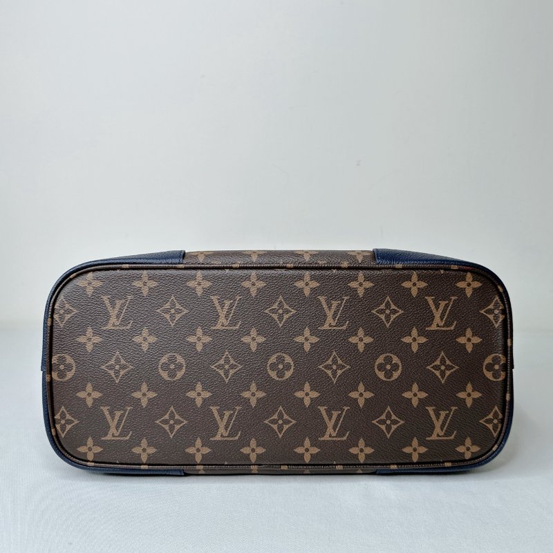 LV Flandrin老花拼色手提包-9