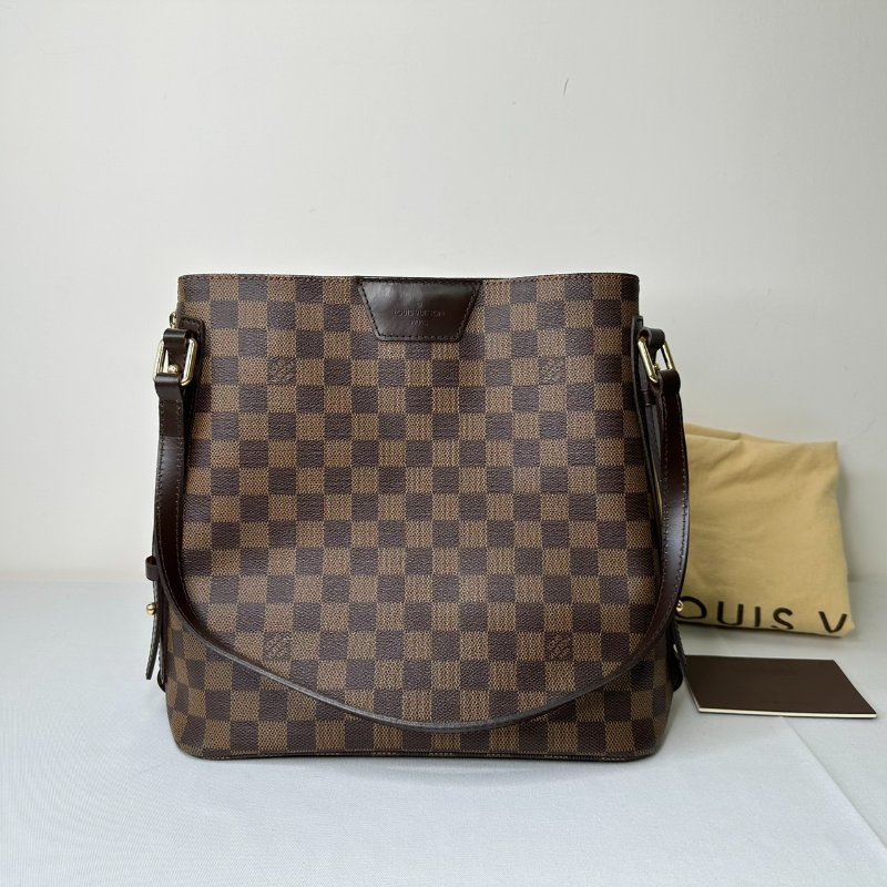 LV Cabas Rivington棋盤格托特包-0