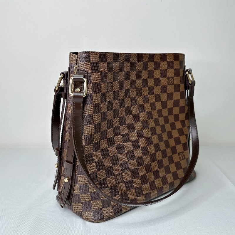 LV Cabas Rivington棋盤格托特包-5