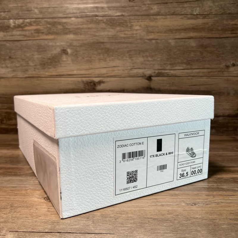 全新Dior 迪奧 黑白 老花 白色 刺繡 休閒板鞋 36.5碼-7