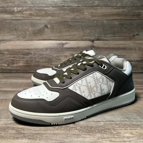 Dior 迪奧 Oblique 印花 白綠 墨綠色 橄欖綠 44碼