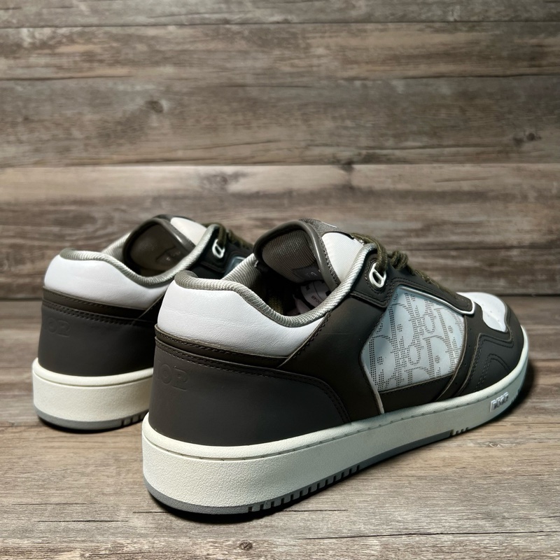 Dior 迪奧 Oblique 印花 白綠 墨綠色 橄欖綠 44碼-2