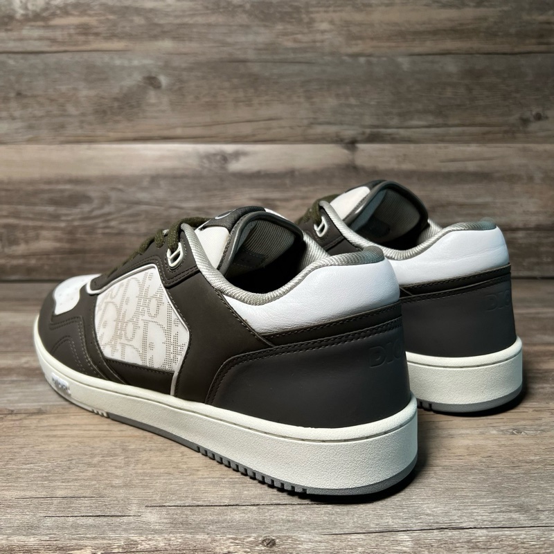 Dior 迪奧 Oblique 印花 白綠 墨綠色 橄欖綠 44碼-3