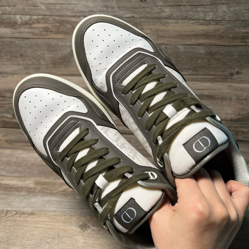 Dior 迪奧 Oblique 印花 白綠 墨綠色 橄欖綠 44碼-4