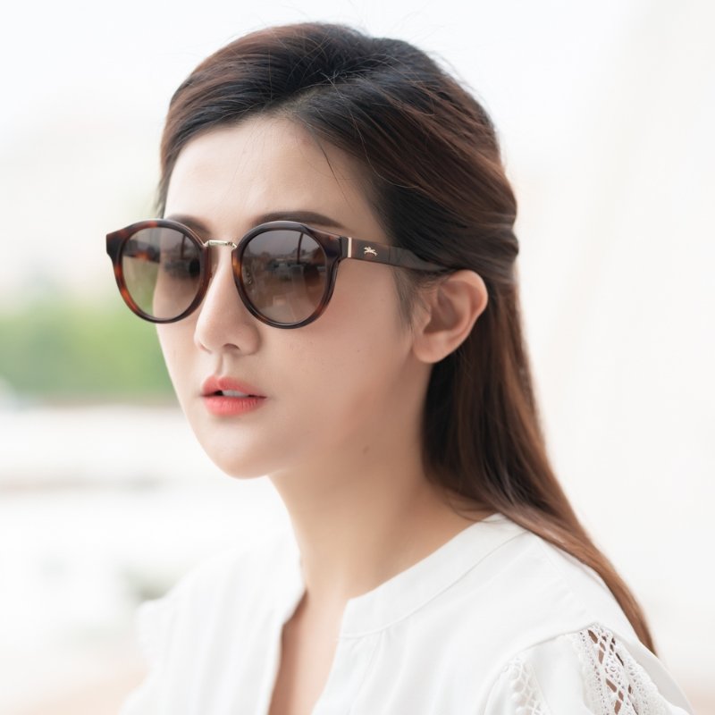 LONGCHAMP 太陽眼鏡 (琥珀色)-4