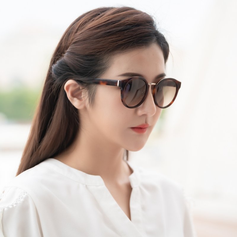 LONGCHAMP 太陽眼鏡 (琥珀色)-6