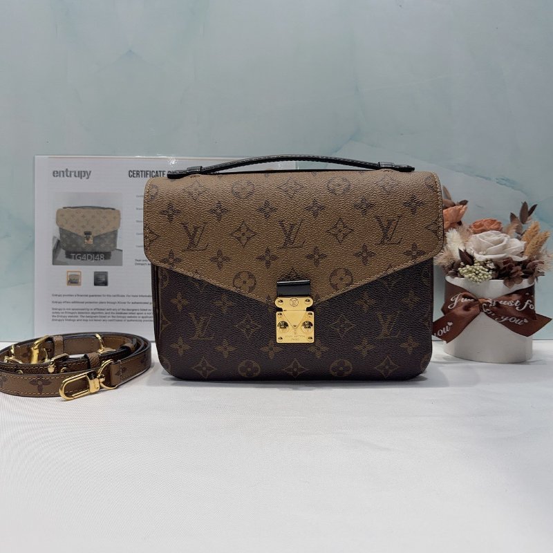 LV Pochette Metis拼色郵差包-0