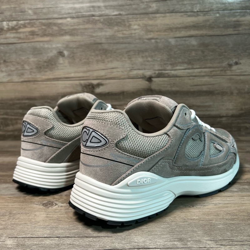 Dior 迪奧 B30 25年新款 運動休閒鞋 灰色 灰白 41碼-2