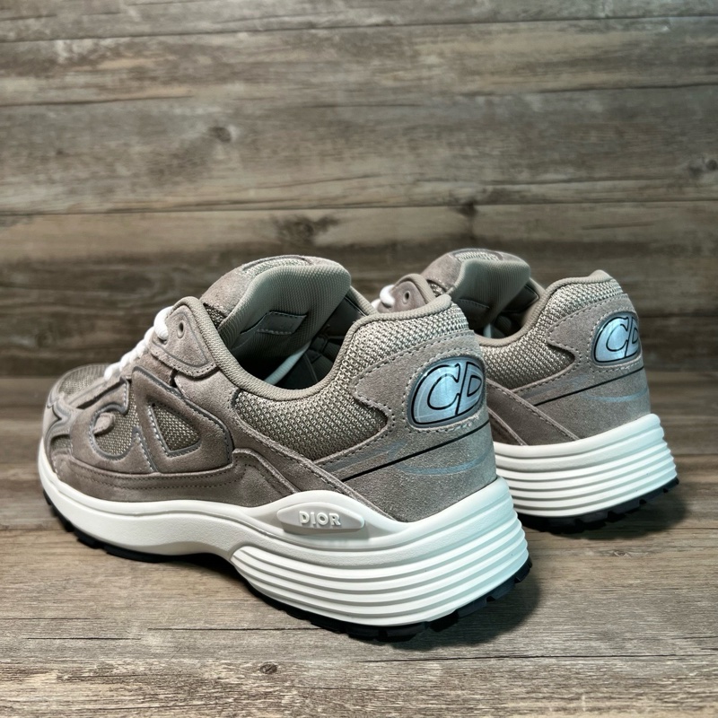 Dior 迪奧 B30 25年新款 運動休閒鞋 灰色 灰白 41碼-3