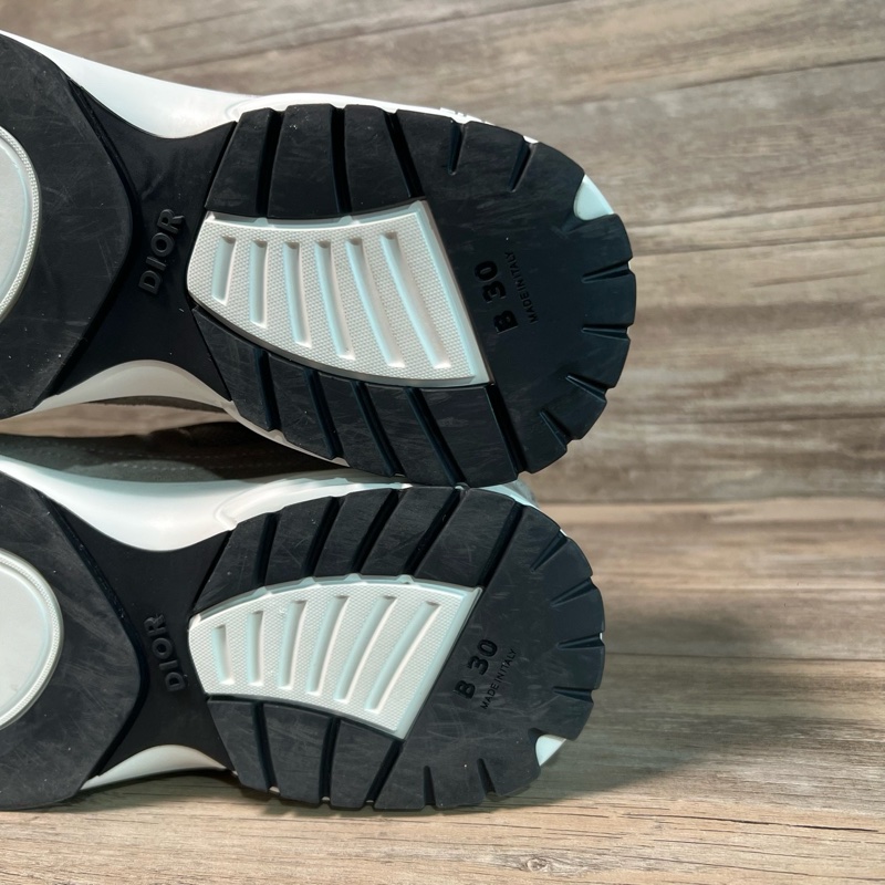 Dior 迪奧 B30 25年新款 運動休閒鞋 灰色 灰白 41碼-8