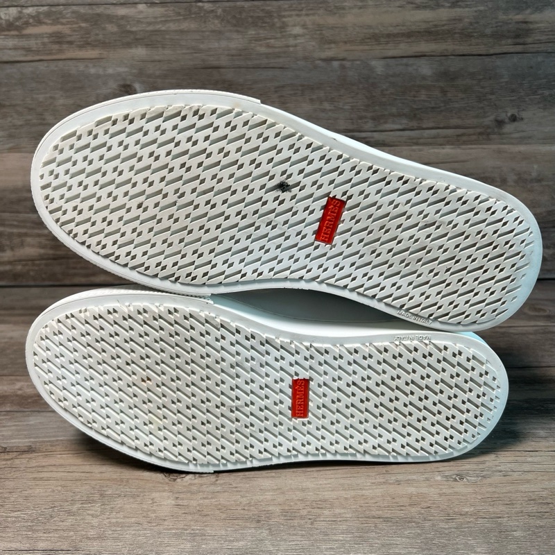 Hermes 愛馬仕 Day Kelly  小牛皮 銀扣 小白鞋 41碼-9