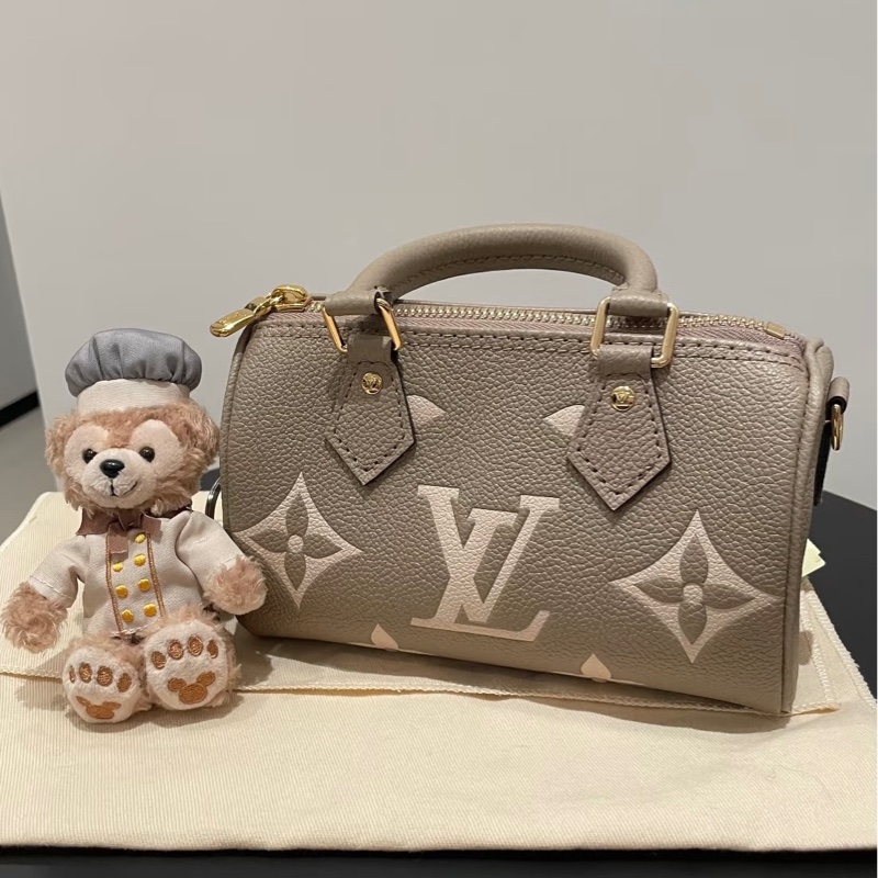 LV Louis Vuitton Nano Speedy 大象灰-2