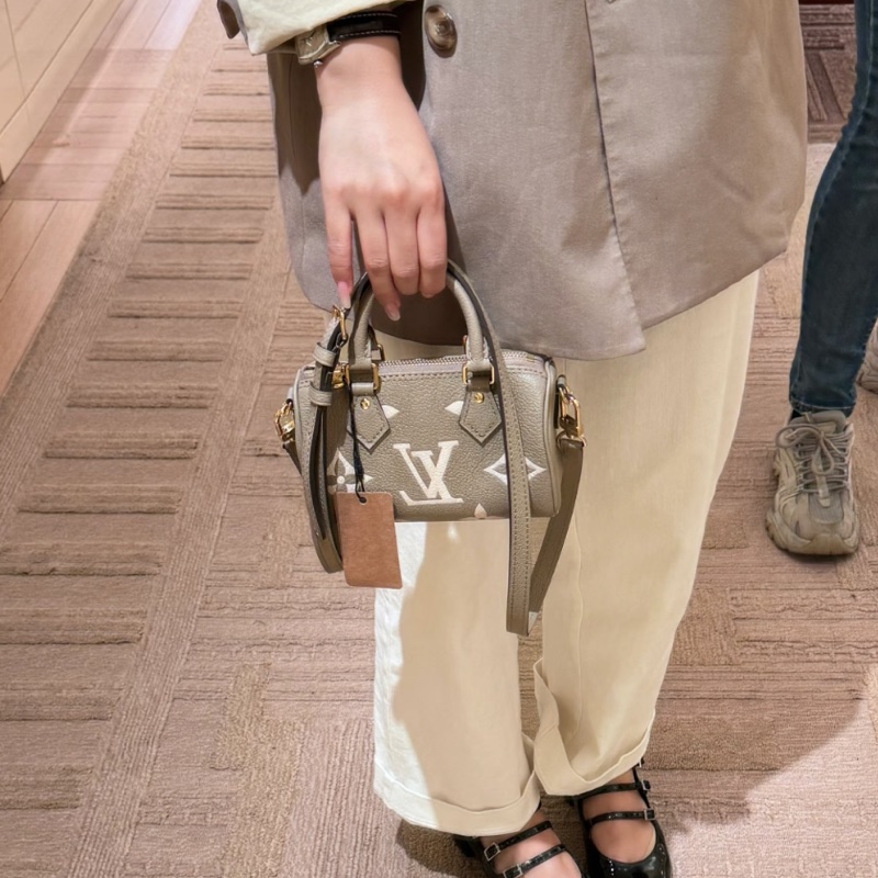 LV Louis Vuitton Nano Speedy 大象灰-8