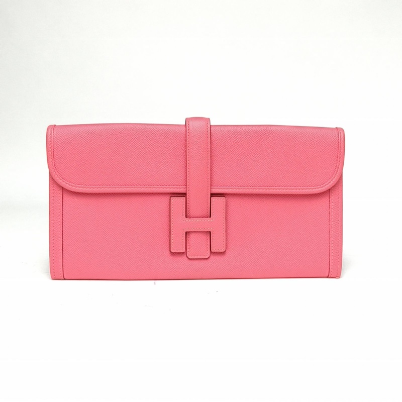 HERMES JigeElan手包298W新唇膏粉Epsom皮A刻無-0