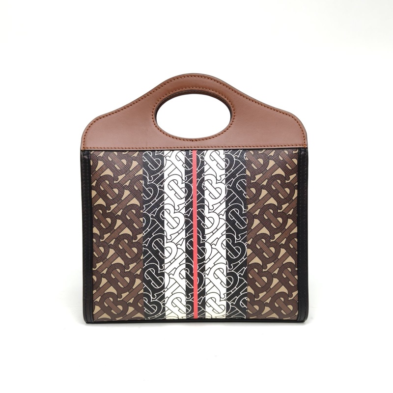 Burberry 印花PVCTBPocket口袋包肩背包-2