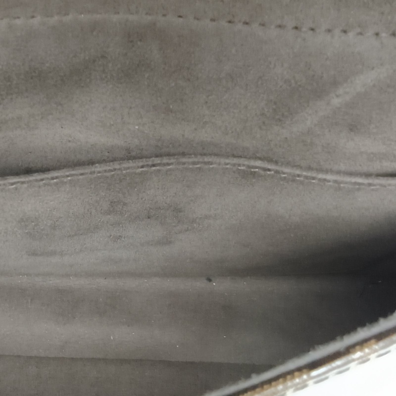 FENDI 老花牛皮PVC雙面法棍包鏈條包肩背包-4