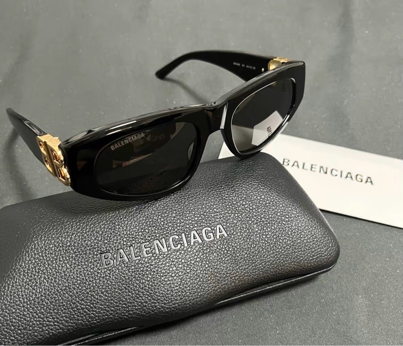 Balenciaga 男女同款 Dynasty D型框太陽鏡53 均碼碼橋寬: 1.9cm; 鏡腿長: 13.5cm; 鏡片直徑: 5.3cm-0