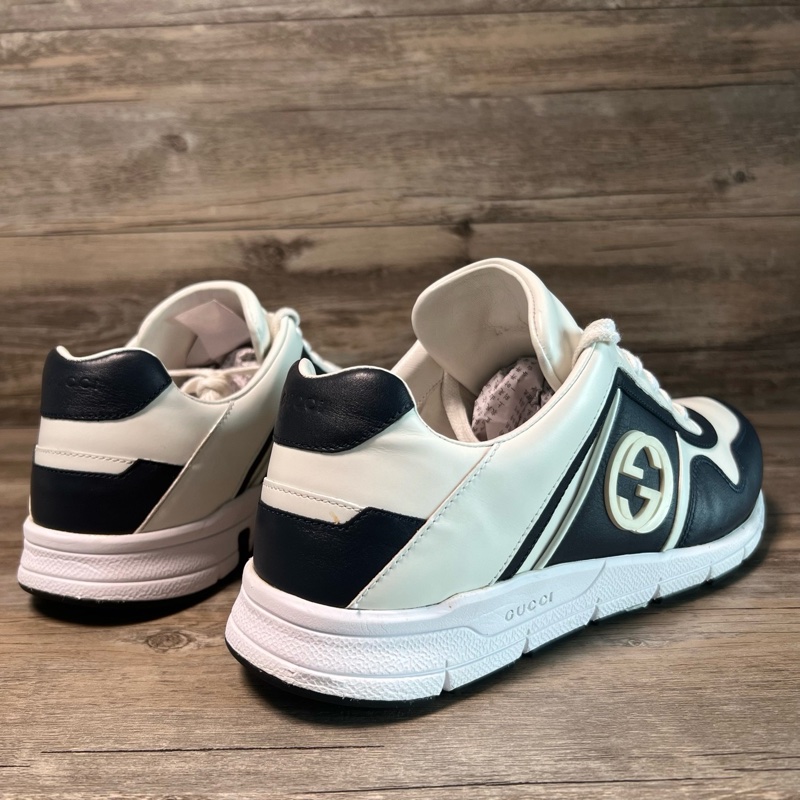 Gucci 古馳 黑白 熊貓 雙G 休閒運動鞋 41.5碼-2