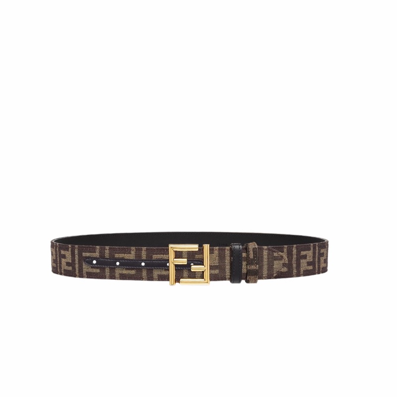 Fendi 女士 徽標雙面腰帶65 70 75 80 85 90 95 100 105碼3.5cm-0