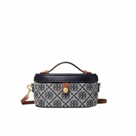 Tory Burch 女士 T Monogram 化妝包均碼碼18.5cm*9.3cm*9.7cm-0