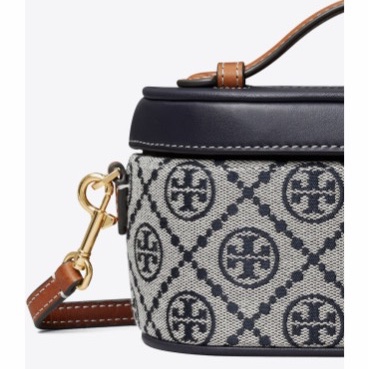 Tory Burch 女士 T Monogram 化妝包均碼碼18.5cm*9.3cm*9.7cm-1