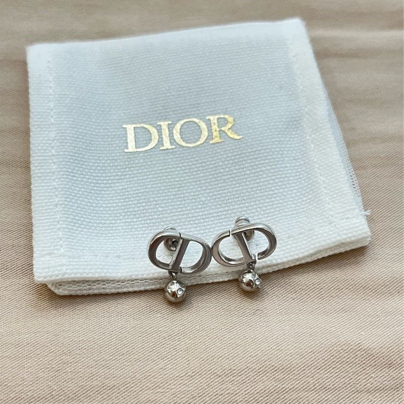 Dior迪奧LOGO耳環-4