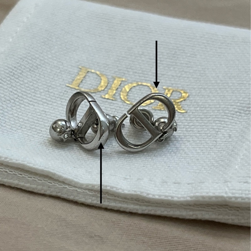 Dior迪奧LOGO耳環-10
