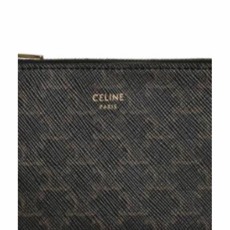 Celine 女士 TRIOMPHE CANVAS人造革零錢卡片包均碼碼-4