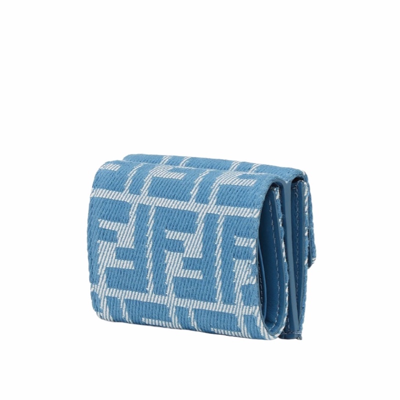 Fendi 女士 Baguette 三折提花錢包均碼碼9.5cm*3cm*7.5cm-1